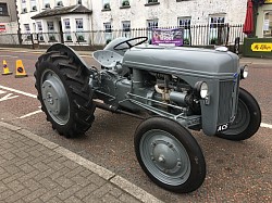 Grey Ferguson tractor