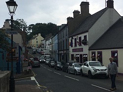 Main Street in Cushendall on Antrim Coast Rd