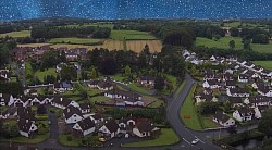 Broughshane from Above At Night